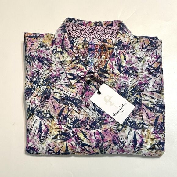 Robert Graham Other - Robert Graham Shirt Mens Size 2XL Rory Classic Fit Linen Cotton Floral Print